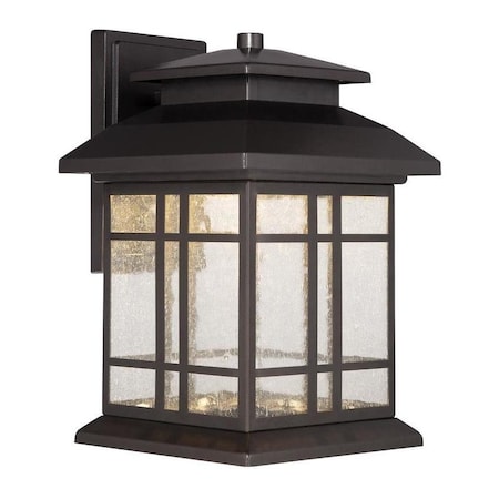 Designers Fountain Oil Rubbed Brnz Piedmont One Lght Energy Star Led OtdrLantern Wall Sc LED33431-ORB